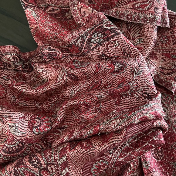 Silk Scarf Large Decor/Fashion Pashmina - Picture 7 of 12